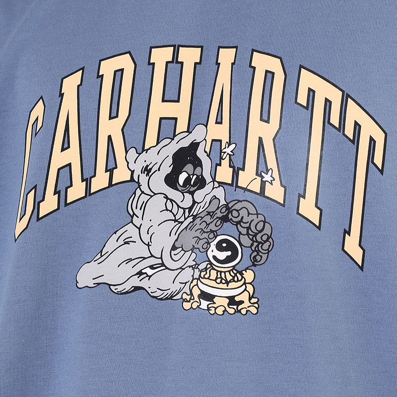 мужская синяя футболка Carhartt WIP S/S Kogancult Crystal T-Shirt I029633-icesheet - цена, описание, фото 2